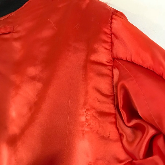 Vintage reversible satin Ma-1 bomber jacket - Picture 4 of 8